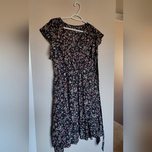 Floral Ruffle Dress - Never Worn